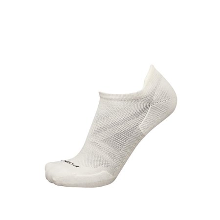 POINT6 Ghost Runner Ultra Light Cushion NoShow Socks, White, Small, PR 11-2175-110-05